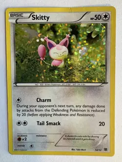 Skitty 12/12 Promo Holo McDonald's Promos 2015 012/012 Damaged Pokemon - Image 1