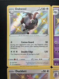 Pokemon: Shining Fates: Shiny Vault Lot Drakloak, Dubwool, Ducklett, Toxtricity - Image 2