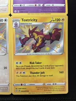 Pokemon: Shining Fates: Shiny Vault Lot Drakloak, Dubwool, Ducklett, Toxtricity - Image 5