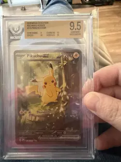 Pokemon TCG Pikachu EX #276 Ascended Heroes SIR - BGS 9.5 - Will Grade 10 PSA - Image 1