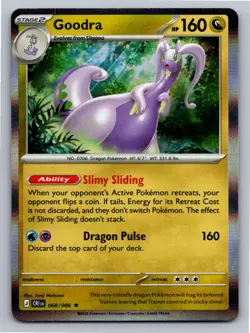 Goodra 068/086 Rare Chaos Rising Pokemon Holo Near Mint - Image 1