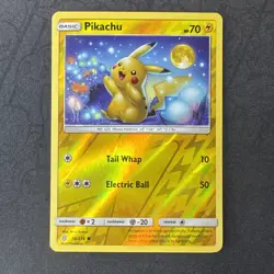 Pikachu 56/236 Sm-Unified Minds Reverse Holo Sun & Moon Pokemon MJ - Image 1