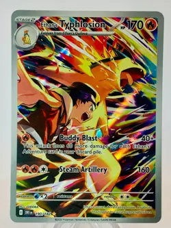 2025 Pokemon TCG Pokemon Ethan's Typhlosion Holo 190/182 - Image 1
