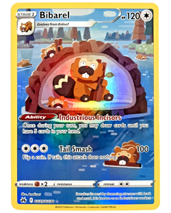 Pokemon Crown Zenith - Bibarel - Galarian Gallery NM+/MINT - GG25/GG70 - Image 1