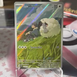 Hop's Wooloo 170/159 Sv09: Journey Together Holo Pokemon TCG NM Condition - Image 1