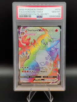 Charizard VMAX Secret Rare 2020 Pokemon Champion's Path 074/073 ⭐ PSA 10 - Image 1