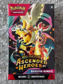 Pokemon Mega Evolution TCG Ascended Heroes Booster Bundle Sealed New - Image 1