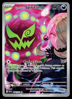 CYNTHIA'S SPIRITOMB 244/217 ILLUSTRATION RARE ASCENDED HEROES POKEMON NM - Image 1
