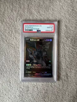 2025 POKEMON BLK EN-BLACK BOLT BLACK WHITE RARE #172 ZEKROM EX PSA 10 - Image 1