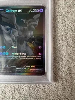 2025 POKEMON BLK EN-BLACK BOLT BLACK WHITE RARE #172 ZEKROM EX PSA 10 - Image 4