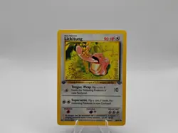 Lickitung Uncommon 1st Edition Jungle 38/64 Pokemon LP - Image 1