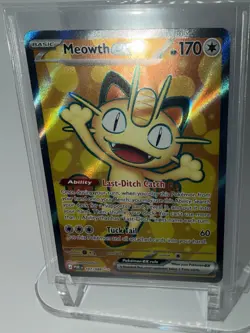 English Pokemon Perfect Order Meowth Ex Full Art (107/088). - Image 1