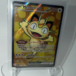English Pokemon Perfect Order Meowth Ex Full Art (107/088). - Image 3