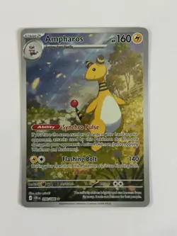Pokemon TCG - Ampharos 090/086 Chaos Rising Illustration Rare NM - Image 1