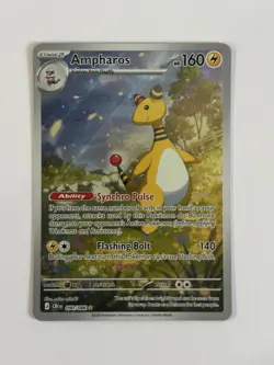 Pokemon TCG - Ampharos 090/086 Chaos Rising Illustration Rare NM - Image 3