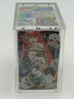 Pokemon TCG Sun & Moon Cosmic Eclipse Booster Box w/Acrylic Case - Image 2