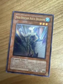 YUGIOH Neo-Spacian Aqua Dolphin Ultimate Rare 1st POTD-EN003 PACK FRESH VIDEO - Image 1
