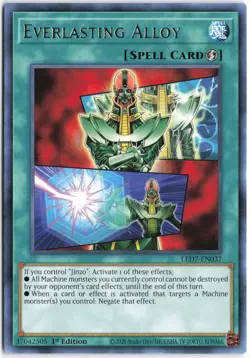 Yugioh - Everlasting Alloy LED7-EN037 1st Edition - Legendary Duelists: Rage of - Image 1