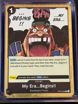 My Era...Begins!! OP09-096 One Piece TCG R NM - Image 1