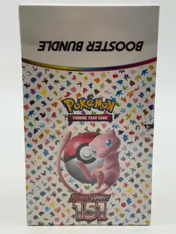Pokemon TCG 151 MEW EN Booster Bundle Display Case FACTORY SEALED - Image 1