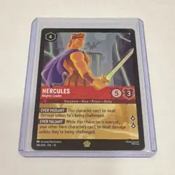 Disney Lorcana TCG Hercules - Mighty Leader First Chapter Ruby Common 118/204 EN - Image 1