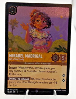 Disney Lorcana 18/204 Mirabel Madrigal - Gift of the Family - Ursula's Return - Image 1