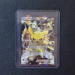#2 Pikachu EX XY124 Black Star Promo 2016 Full Art Holo Rare Pokemon Card TCG - Image 1