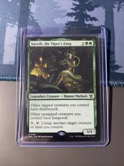 Magic the Gathering Saryth, Viper's Fang Murders at Karlov Manor Commander Card - Image 1