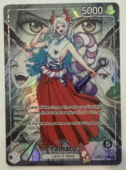 Yamato OP16-079 Leader Alternate Art The Time of Battle One PIece English Card - Image 1