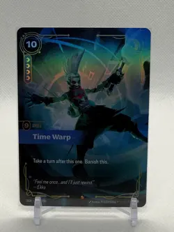 Time Warp 122/298 - Origins (OGN) Epic Holo Riftbound: LoL Trading Card Game - Image 1