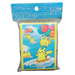 Flying and Surfing Pikachu Card Sleeves 64ct Pokemon Center Japan US SELLER - Image 1