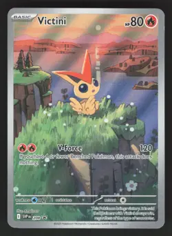 Victini 208 Pokemon TCG SV: Scarlet & Violet Promo Cards NM - Image 1