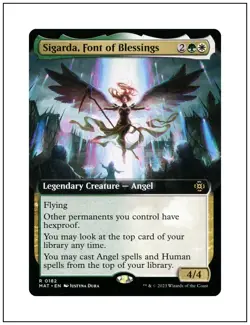 Sigarda, Font of Blessings, Extended Art, Magic MTG NM - Image 1