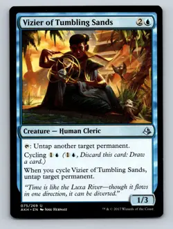 MTG Magic the Gathering Vizier of Tumbling Sands Amonkhet Regular - Image 1