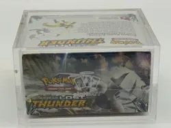 Pokemon TCG Sun & Moon Lost Thunder Booster Box SEALED w/ Acrylic Case - Image 5