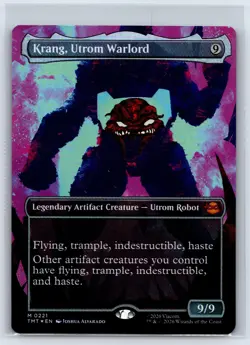 Krang, Utrom Warlord (Borderless) #221 - TMT - Foil - NM - M - Image 1