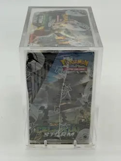 Pokemon TCG Sun & Moon Celestial Storm Booster Box SEALED w/ Acrylic Case - Image 4
