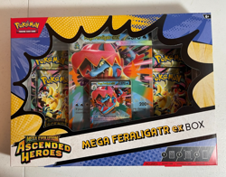 Pokemon TCG Ascended Heroes SEALED 3x Ex Box MEGA EMBOAR MEGANIUM FERALIGATR -A2 - Image 4