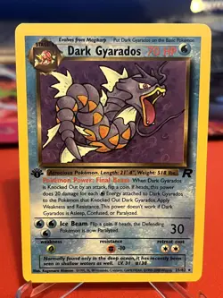 Dark Gyarados 25/82 Rare Team Rocket Pokemon 1st Edition Lightly Played - Image 1