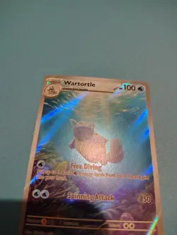 Pokemon TCG SV 151 Wartortle 171/165 Illustration Rare, Private Collection - Image 1
