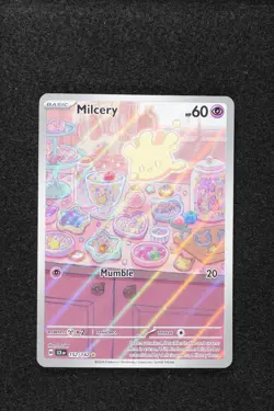 Milcery 152/142 Illustration Rare Stellar Crown Pokemon Holo Near Mint - Image 1