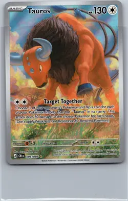 Tauros 096/086 Holo Illustration Rare Chaos Rising Pokemon Near Mint - Image 1
