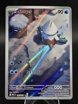 Snover 140/132 ME01: Mega Evolution Illustration Rare Holo Pokemon TCG - Image 3