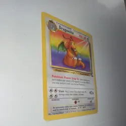Dragonite Fossil 1st Edition Holo 19/62 1999 100 HP Rare English - Image 2