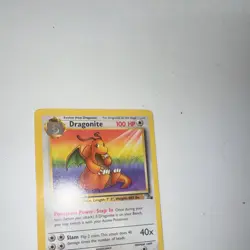 Dragonite Fossil 1st Edition Holo 19/62 1999 100 HP Rare English - Image 5