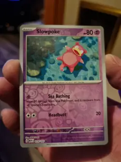 Slowpoke (Reverse Foil) - 079/165 - Common - Scarlet & Violet: 151 Pokemon TCG - Image 1
