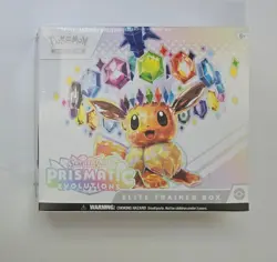 Pokemon TCG Scarlet & Violet Prismatic Evolutions Elite Trainer Box *Small Tear* - Image 1