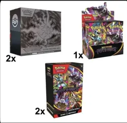 PITCH BLACK Pokemon Center ETB x2, Booster Bundle x2, and Booster Box PRESALE ✅ - Image 1