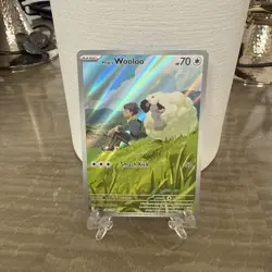 Pokemon TCG Hop's Wooloo Illustration Rare #170/159 SV: Journey Together - Image 1