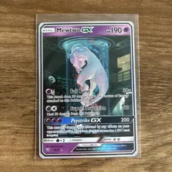Mewtwo GX 78/73 Pokemon Shining Legends Holo Secret Rare NM - Great Centering - Image 1